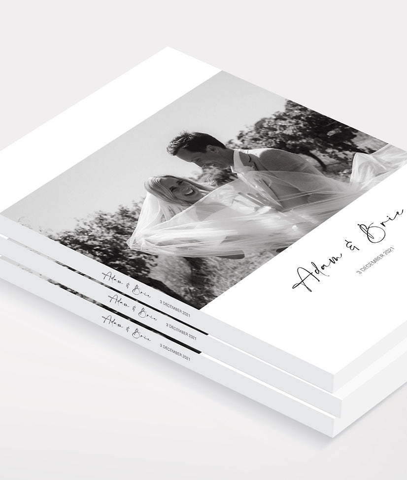 Contemporary Softcover Wedding Book